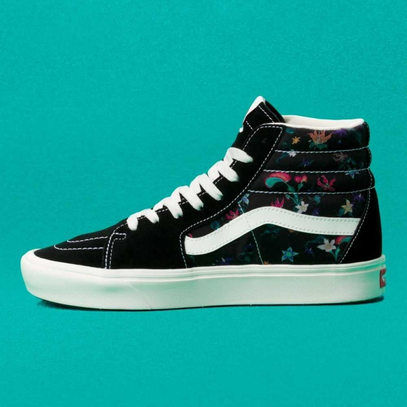 Vans ComfyCush Sk8-Hi Classic Damen Schwarz | 36507RXHE