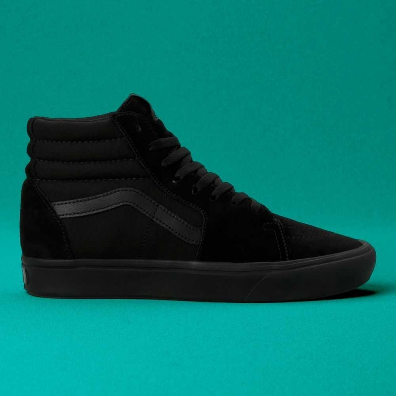 Vans ComfyCush Sk8-Hi Classic Damen Schwarz Schwarz | 17852MUVO