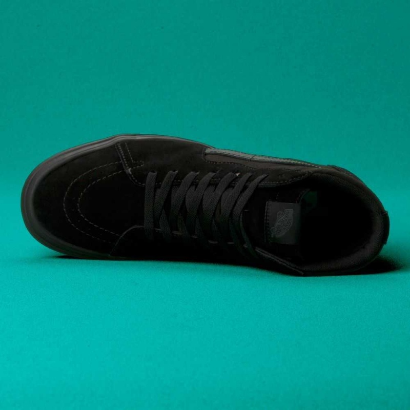 Vans ComfyCush Sk8-Hi Classic Damen Schwarz Schwarz | 17852MUVO