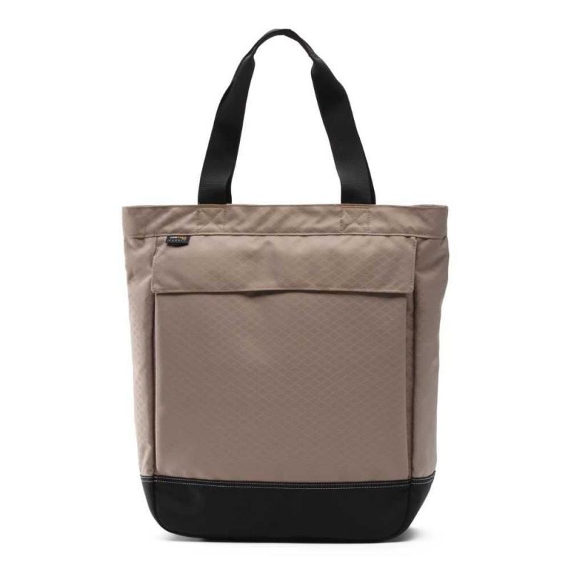 Vans Construct DX Tote Rucksäcke Damen Grau Braun | 36485MUJQ