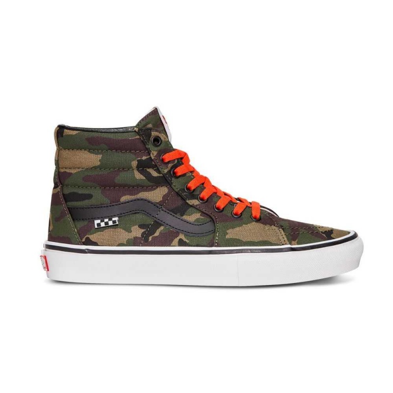 Vans Customs Camo Sk8-Hi Skateschuhe Damen Camouflage | 67582GLCP