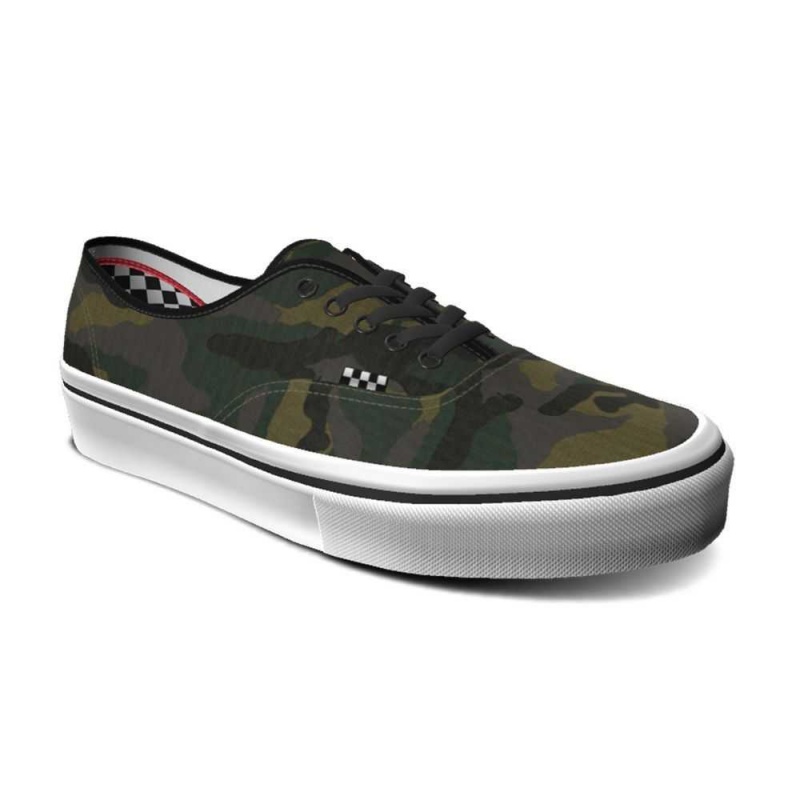 Vans Customs Camo Skate Authentic Classic Damen Camouflage | 39478ABFO