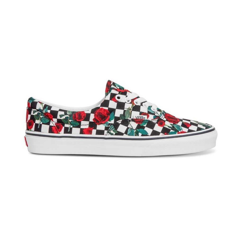 Vans Customs Checkerboard Roses Era Classic Damen | 71629NTRS