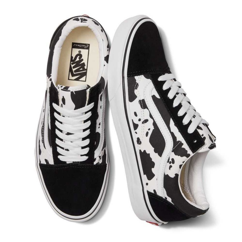 Vans Customs Cow Print Old Skool Classic Damen | 12398SZFT