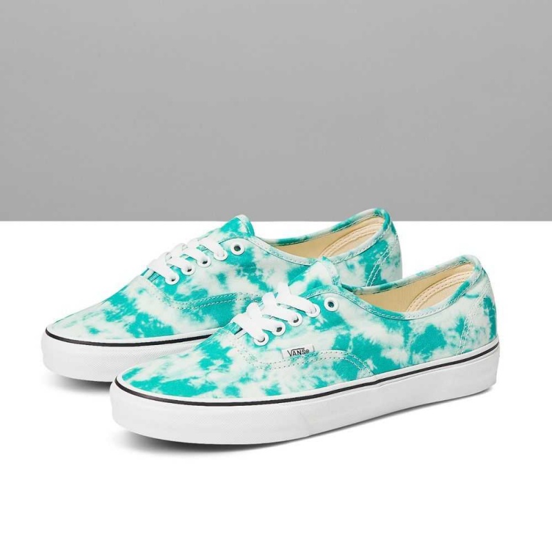 Vans Customs Teal Acid Wash Authentic Classic Damen Türkis Waschen | 39587HBFC