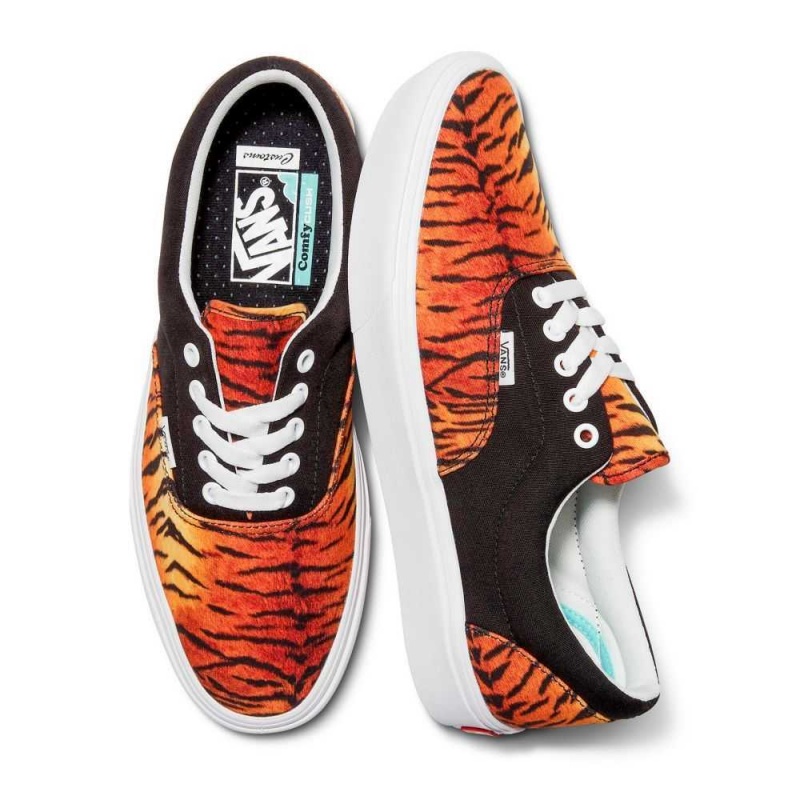 Vans Customs Tiger Stripes ComfyCush Era Classic Damen | 76130FRVU