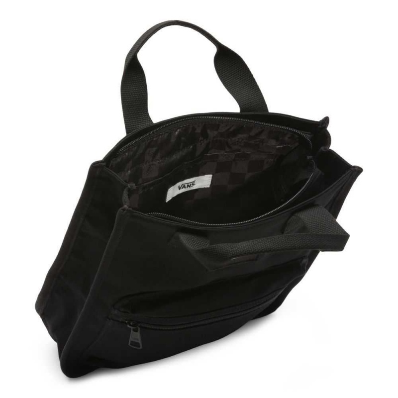 Vans Free Hand Small Tote Rucksäcke Damen Schwarz | 15638DJMS