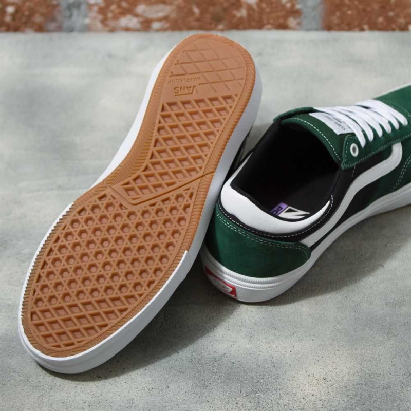 Vans Gilbert Crockett Skateschuhe Herren Dunkelgrün Weiß | 73280NCSU