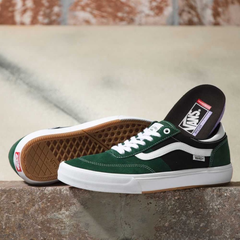 Vans Gilbert Crockett Skateschuhe Herren Dunkelgrün Weiß | 73280NCSU