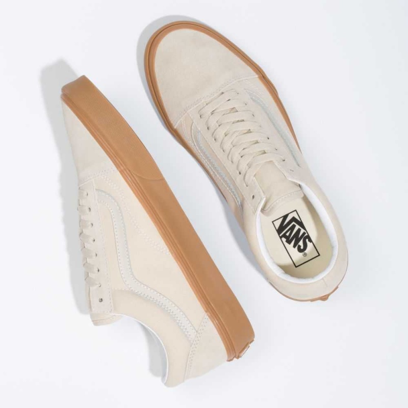 Vans Gum Old Skool Classic Damen Beige | 02859EJDG