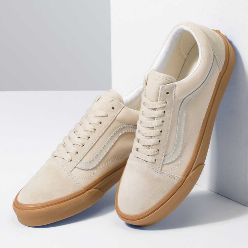 Vans Gum Old Skool Classic Damen Beige | 02859EJDG