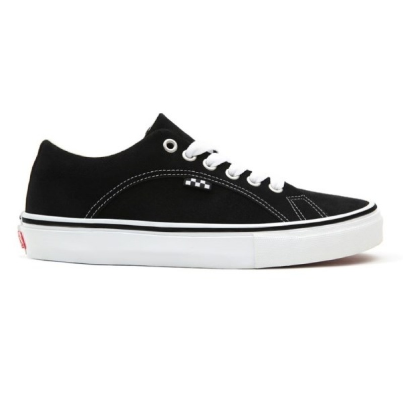 Vans Lampin Skateschuhe Damen Schwarz Weiß | 10846ZAEH