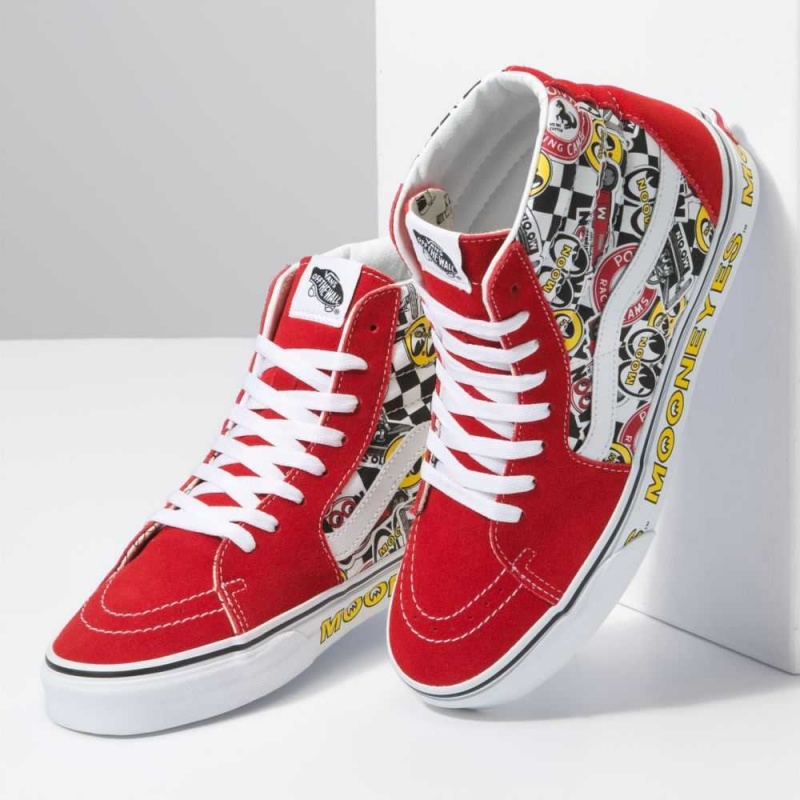 Vans Mooneyes Sk8-Hi Classic Damen Mehrfarbig | 80497PBET