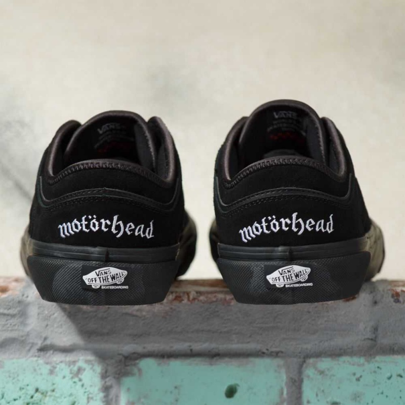 Vans Motorhead Rowley Skateschuhe Damen Schwarz Schwarz | 54638AGJQ