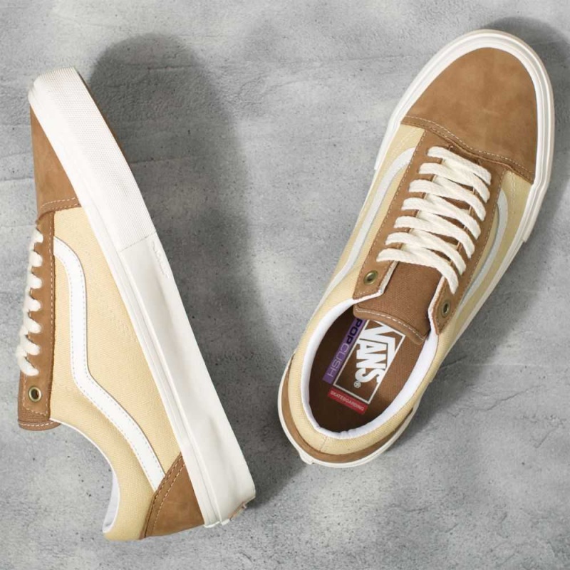 Vans Nubuk/Canvas Old Skool Skateschuhe Herren Braun | 57128BJXM