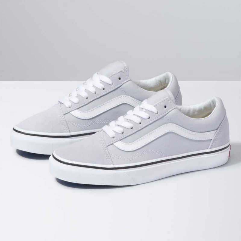 Vans Old Skool Classic Damen Grau Weiß | 60298XEVB