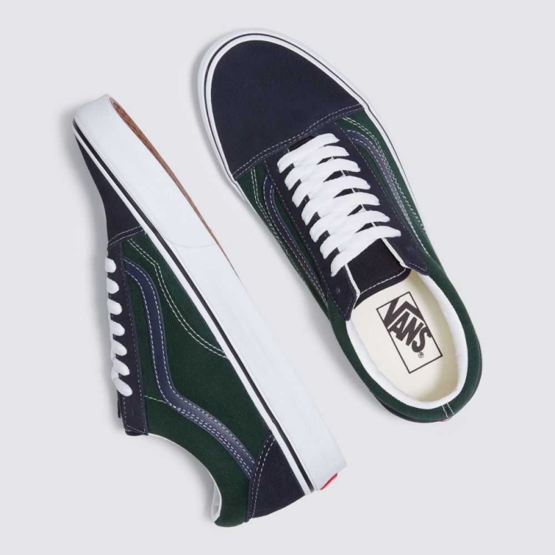 Vans Old Skool Classic Damen Navy Grün | 61759ZJPR