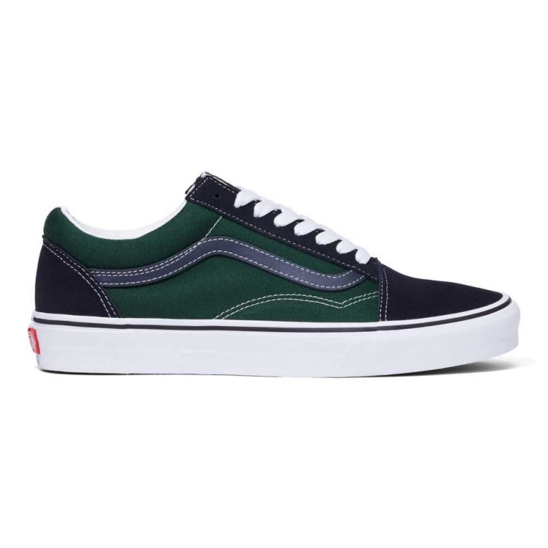 Vans Old Skool Classic Damen Navy Grün | 61759ZJPR