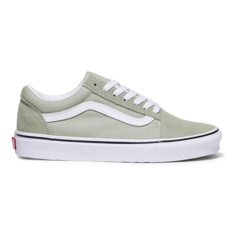 Vans Old Skool Classic Damen Olivgrün Weiß | 46051FYEQ