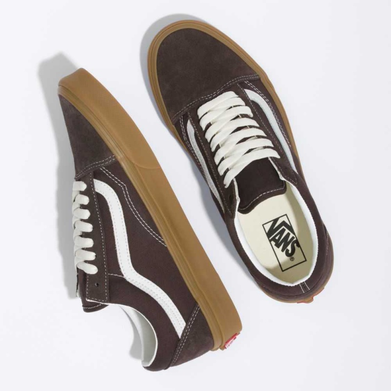 Vans Old Skool Classic Damen Schokolade | 91584CHES