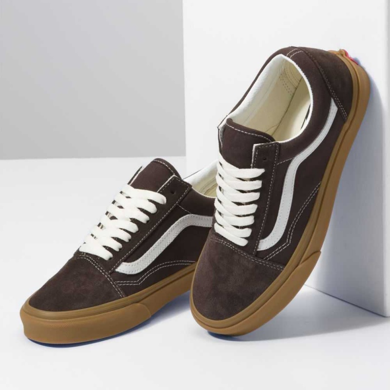 Vans Old Skool Classic Damen Schokolade | 91584CHES