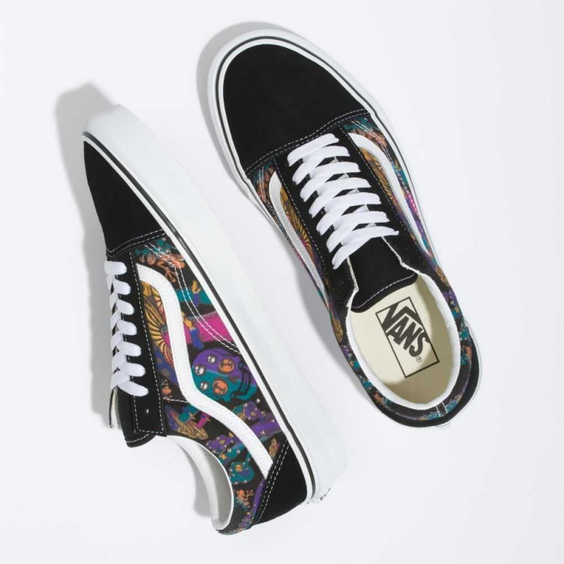 Vans Old Skool Classic Damen Schwarz Mehrfarbig | 95706EYIW