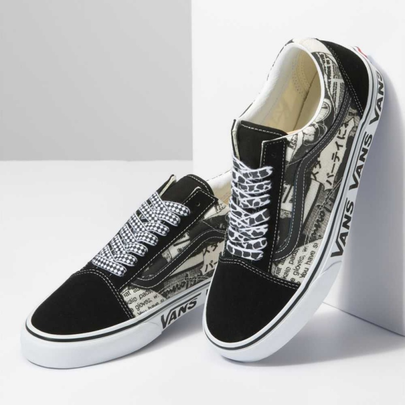 Vans Old Skool Classic Damen Schwarz Weiß | 54728QSFH