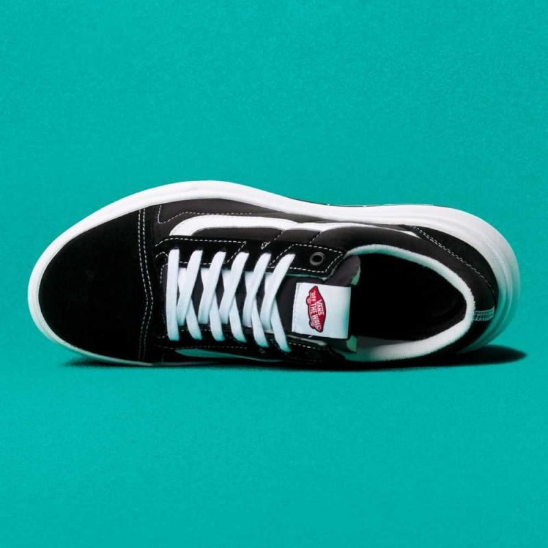 Vans Old Skool Overt CC Classic Damen Schwarz Weiß | 23164UJXB