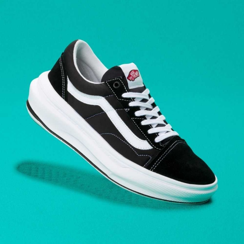 Vans Old Skool Overt CC Classic Damen Schwarz Weiß | 23164UJXB