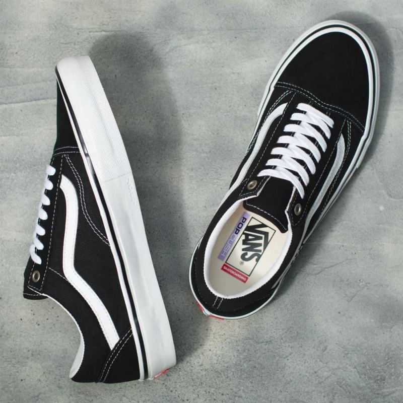 Vans Old Skool Skateschuhe Herren Schwarz Weiß | 52179OKVI