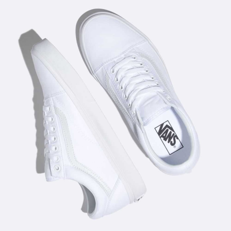 Vans Old Skool Weite Classic Damen Weiß | 38149GLPJ