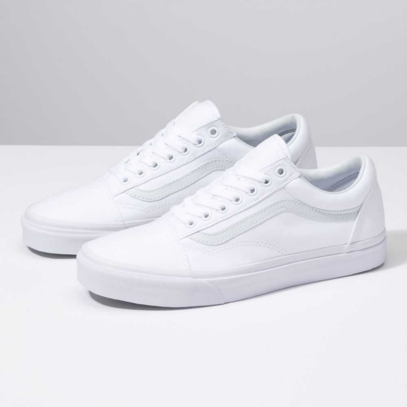 Vans Old Skool Weite Classic Damen Weiß | 38149GLPJ