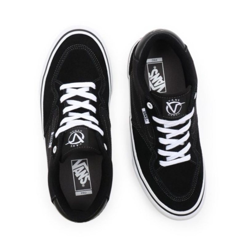 Vans Rowan Pro Skateschuhe Herren Schwarz Weiß | 74251FXNW