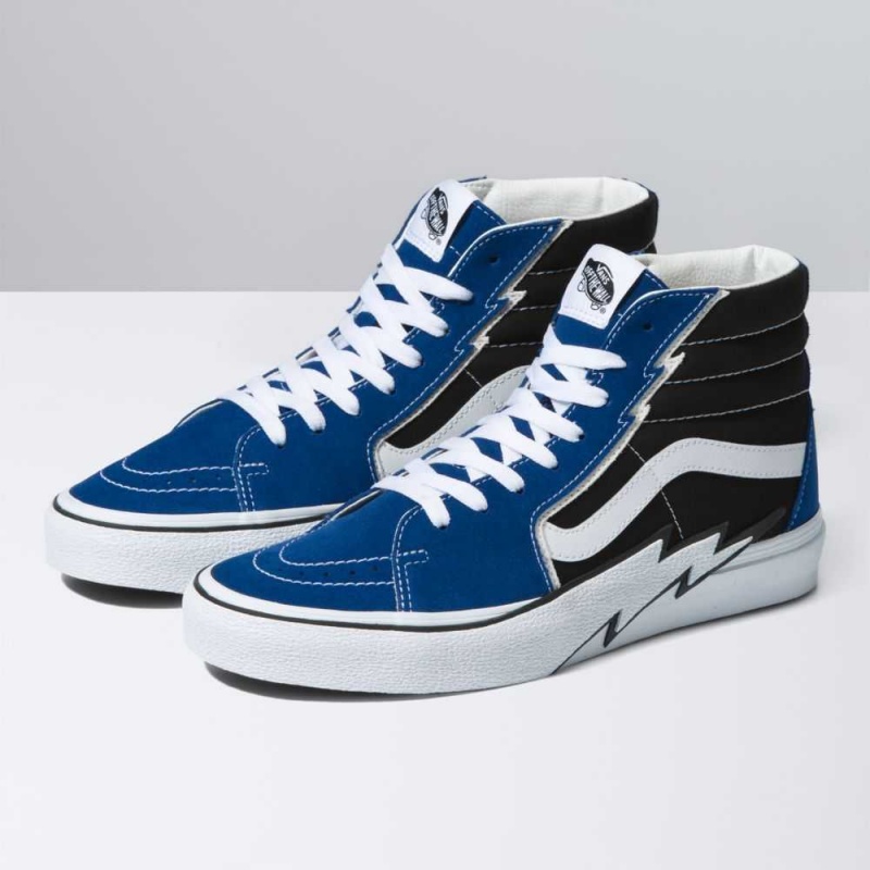 Vans Sk8-Hi Bolt Classic Damen Blau Schwarz | 02571HEUW