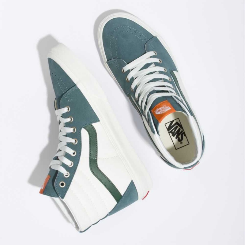 Vans Sk8-Hi Classic Damen Blau Grün | 01237DNOX