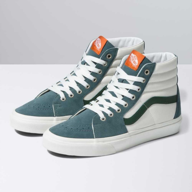 Vans Sk8-Hi Classic Damen Blau Grün | 01237DNOX