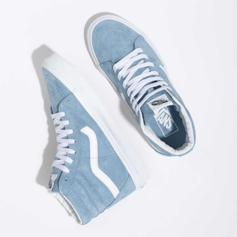 Vans Sk8-Hi Classic Damen Blau | 73248YWCU