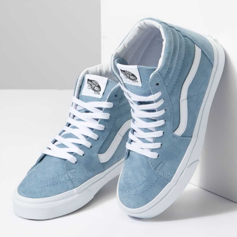 Vans Sk8-Hi Classic Damen Blau | 73248YWCU