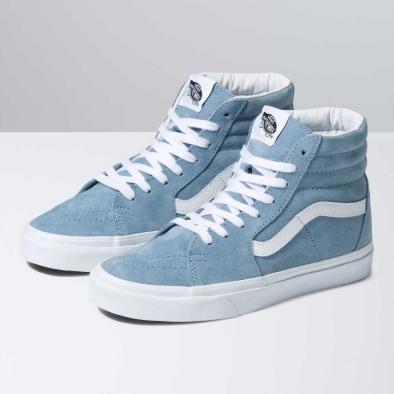 Vans Sk8-Hi Classic Damen Blau | 73248YWCU