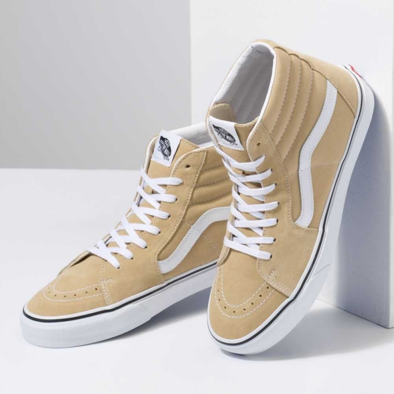 Vans Sk8-Hi Classic Damen Grau Braun | 85290IHYW