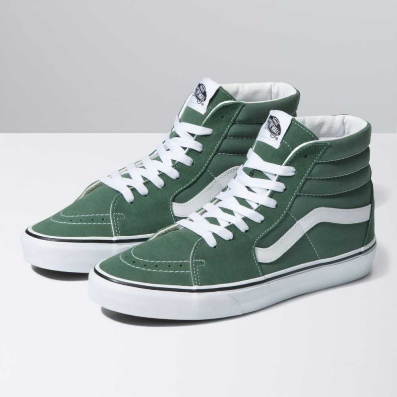 Vans Sk8-Hi Classic Damen Grün | 60349FWDT