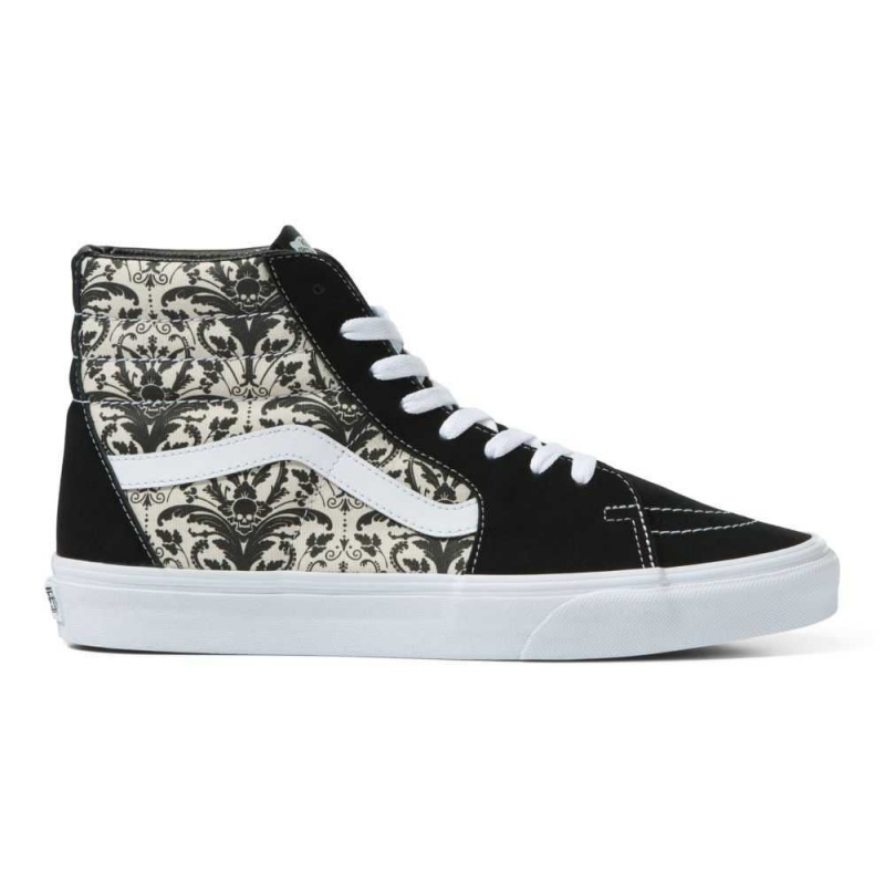 Vans Sk8-Hi Classic Damen Schwarz Beige Weiß | 03172TAUH