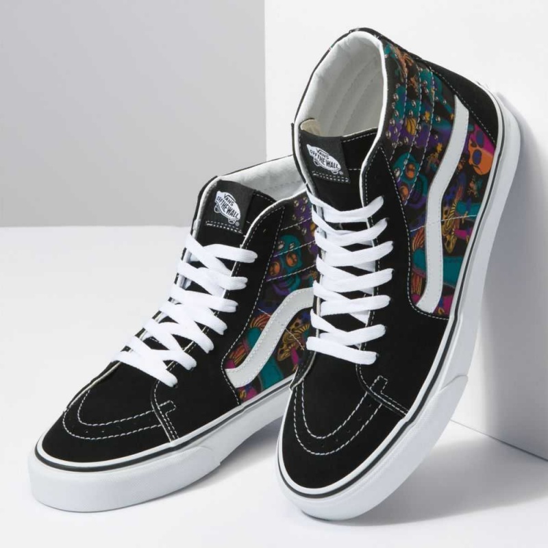 Vans Sk8-Hi Classic Damen Schwarz Mehrfarbig | 54107BLOE