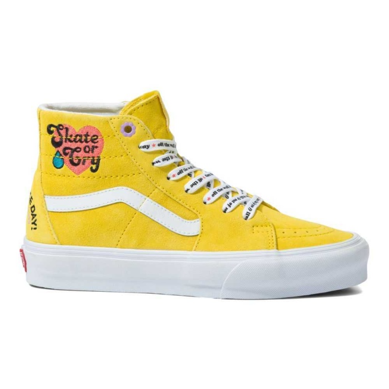 Vans Sk8-Hi Tapered Classic Damen Gelb | 27083ZFDH