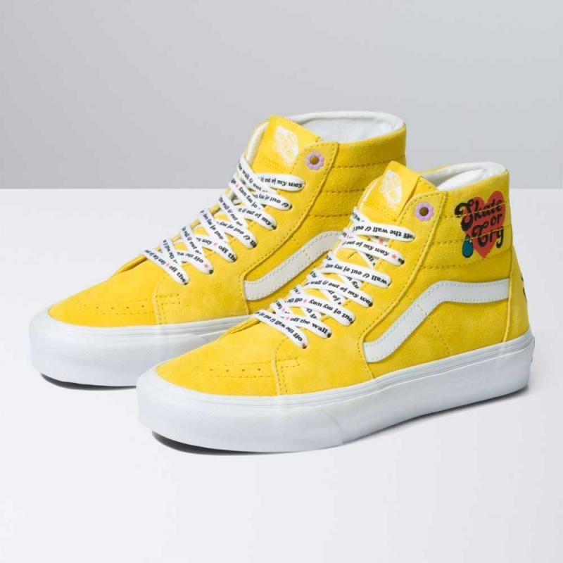 Vans Sk8-Hi Tapered Classic Damen Gelb | 27083ZFDH