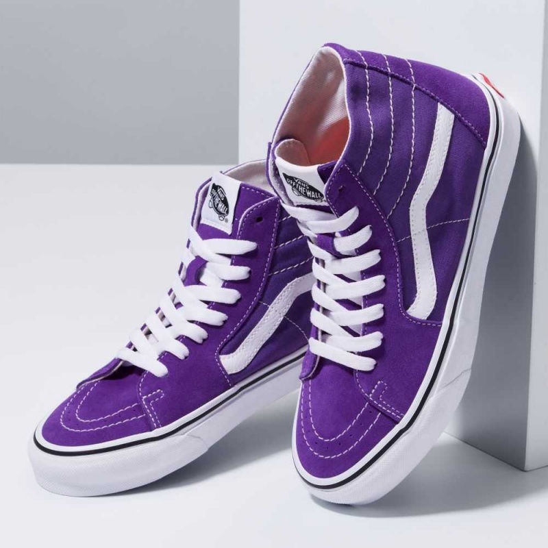 Vans Sk8-Hi Tapered Classic Damen Lila | 47568QDFI