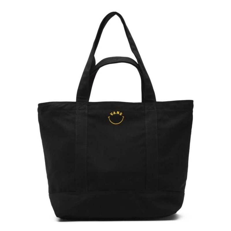 Vans Tell All Zip Tote Rucksäcke Damen Schwarz | 62705UJGB