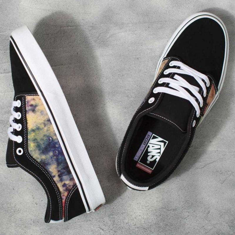 Vans Tie-Dye Terry Chukka Low Skateschuhe Herren Schwarz Mehrfarbig | 27485BRHU