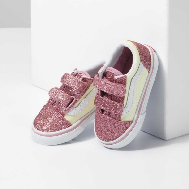 Vans Toddler Old Skool V Classic Damen Mehrfarbig | 93428RXWY