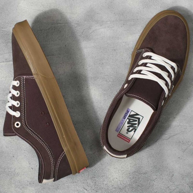 Vans Wildleder Gum Chukka Low Skateschuhe Herren Schokolade | 47268XSGH